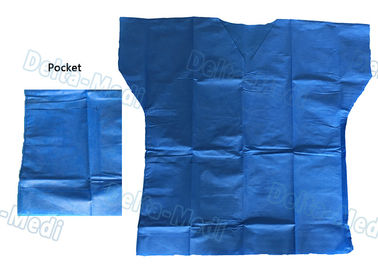 Sobre costurar do fechamento descartável esfregue ternos, azul feito sob encomenda do tamanho esfregam o terno