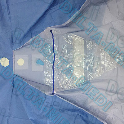 50g a 60g SBPP + PE/SMS/ginecologia cirúrgica estéril descartável de SMMS + de SMF drapejam com saco de coleção